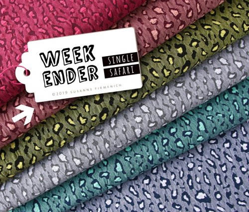 RESTSTÜCK 1,50m !!! - Bio Jacquard Jersey - Single Safari Knit - Col. 02 - Weekender - Hamburger Liebe - Albstoffe